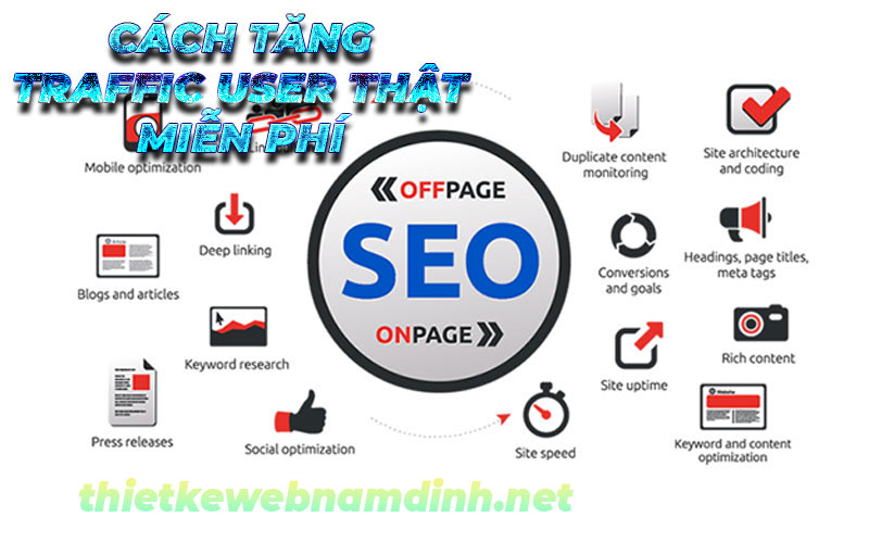 Bí mật cách tăng traffic user thật miễn phí để seo top google