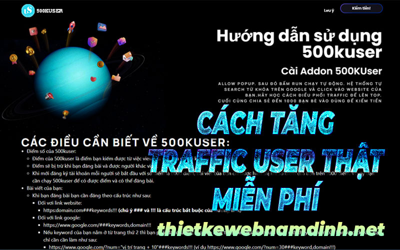 Bí mật cách tăng traffic user thật miễn phí để seo top google