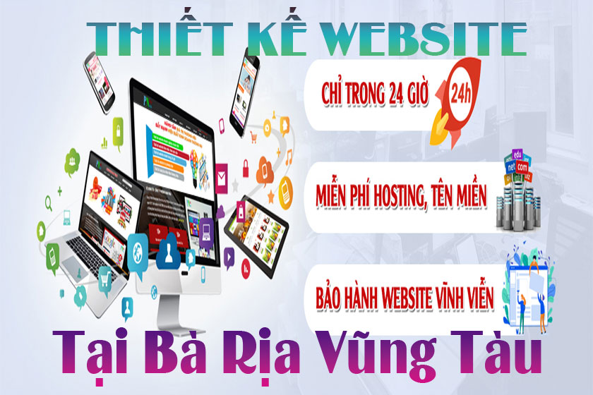 Chi phí dịch vụ thiết kế website tại Bà Rịa Vũng Tàu trọn gói