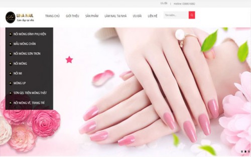 Thiết kế website Lina Nail