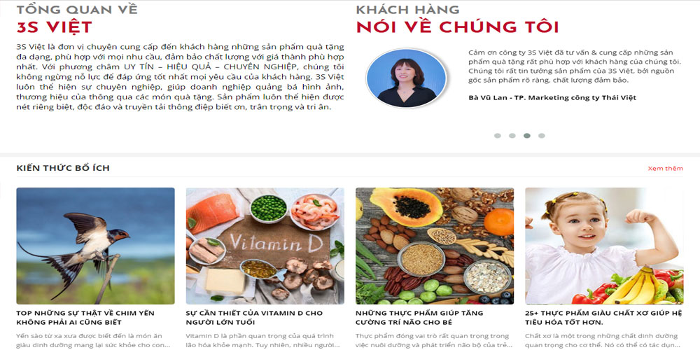 Thiết kế web quà tặng lên top google